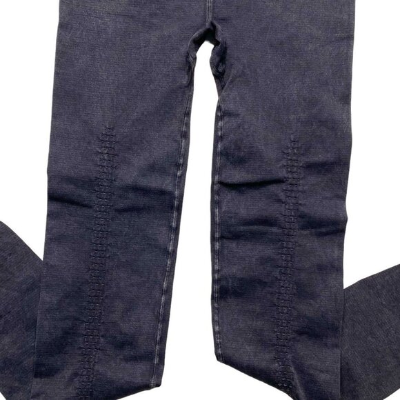 FREE PEOPLE GOOD KARMA LEGGINGS WASHED BLACK XS S - Picture 7 of 8